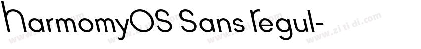 HarmomyOS Sans Regul字体转换 HarmomyOS Sans Regul字体转换